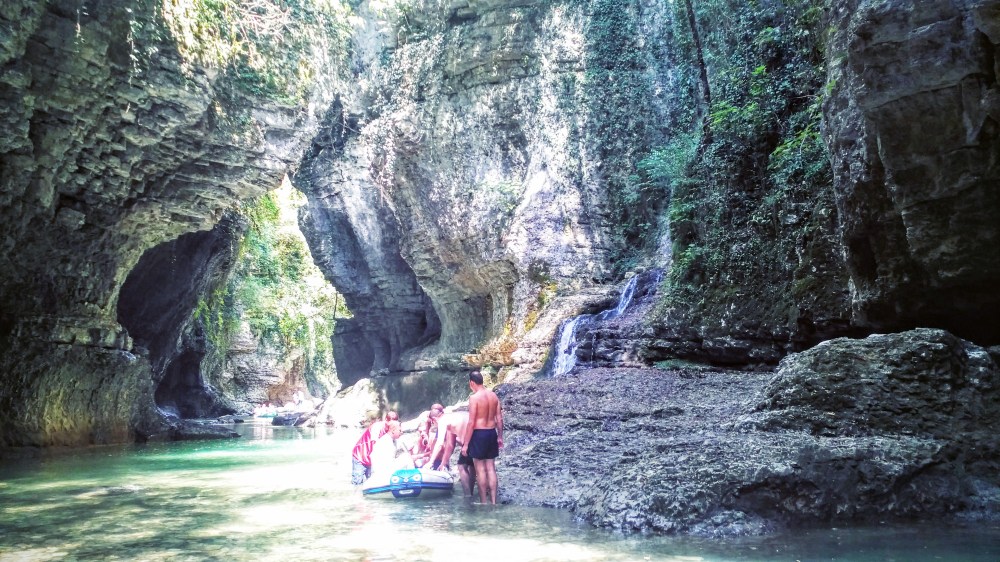 martvili canyon, georgien