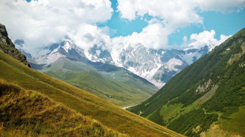 swanetien, schchara, georgien