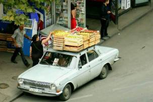 Die Wolga als Marktauto